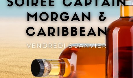Soirée Captain Morgan & Rhum Caribbean dans votre Bar & Restaurant Le Repère Pont de Vaux
