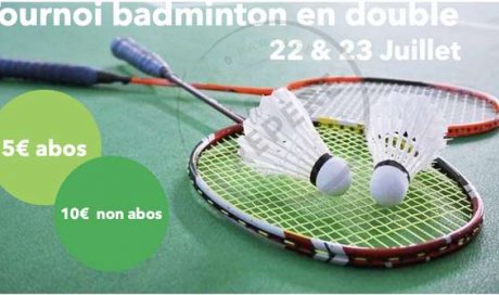Tournoi badminton en double - Le Repère - Gorrevod